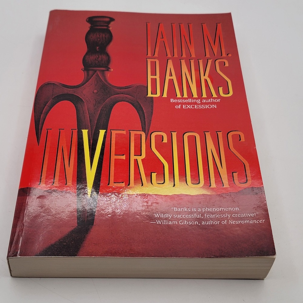Iain M Banks Inversions Hardcover First Pocket Books Printing 2000 Good
